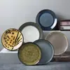 Prato Cerâmico Especial Oferta 8 Polegadas Defeituoso Prato Doméstico Louças Prato Salah Prato Frio Prato de Bife Café da Manhã Pequeno Fresco