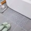 Alfombrilla de Piso de Silicona Masaje Antideslizante Baño Regadera Bañera PVC Forma Irregular Ventosa Alfombrilla para Pies