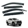 Adequado para HILUX VIGO REVO moldagem por injeção cromo preto duas cores protetor de chuva quebra-sol chuva vendas diretas de fábrica