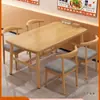 Conjunto de Mesa e Cadeiras Comerciais para Restaurantes de Fast Food, Lanchonetes, Restaurantes, Churrascarias, Mesas de Jantar para Uso Doméstico