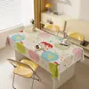 Toalha de mesa Dopamine é à prova d'água, lavável e resistente ao calor, novo modelo 2026, jogo americano retangular de mesa de jantar de alta qualidade, protetor de mesa