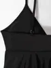 2026 Transfronterizo Nuevo Amazon Moda Bikini de Baño con Cortes Divididos Look Conservador Adelgazante Conjunto de Bikini con Tirantes