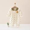Ropa de Bebé, Ropa para Salir de Primavera y Otoño, Ropa tipo Velour Suave para Gatear de Bebé Niña, Mamelucos de Algodón Puro para Recién Nacidos
