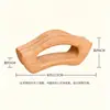 Raspador gua sha criativo de madeira maciça personalizado com estimulação de meridianos, vários estilos disponíveis, suporta designs e amostras personalizadas, fabricante oferece grandes quantidades