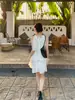Vestido Elegante y Relajado de Color Sólido Estilo Resort Ls Guangzhou Shisanxing 2026 Vestido Nuevo de Primavera 23215