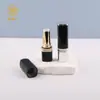 Tubo Redondo de Lápiz Labial Cuadrado de Gama Alta Galvanizado Rombo de Haz Medio Logotipo Imprimible Tubo de Cera de Boca Plana Material de Empaque de Gama Alta