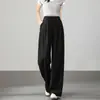 Calça de Maternidade para Primavera e Verão, Estilo Fino para Roupa Externa, Novo Modelo 2026, Calça Wide Leg Que Não Aperta a Barriga Durante a Gravidez, Calça Longa para Usar na Primavera