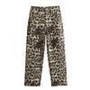 Pantalones Rectos de Cintura Alta con Estampado de Leopardo de Estilo Europeo y Americano para Mujer B63032