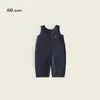 Peto Bordado para Niños 2025 Primavera Nuevo Estilo Mono de Bebé Holgado Estilo Coreano Mono de Moda