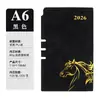 Caja de Regalo para Portátil en Stock Set A6 Cuaderno Rayado Regalo de Oficina Cuaderno del Año del Caballo 2026 Souvenir