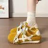Tênis Vermelho Forrest Gump Feminino 2026 Novo Primavera Malha Tênis Feminino Sola Grossa Estudante Casual Esportivo Tênis de Treino Alemão Feminino