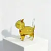 Artesanías de Vidrio para Gatos Transfronterizas, Decoración para el Hogar con Temática de Gatos, Figuritas de Vidrio, Piezas para Exhibición en Escritorio y Ventana