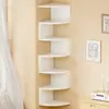 Estantes de pared para dormitorio, paneles de almacenamiento de esquina, estanterías de pared, gabinetes de almacenamiento triangulares para esquinas del hogar