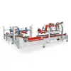 Línea de Sellado y Empaque de Cajas Tamaño King con Tapa Plegable Máquina de Sellado y Empaque de Cajas Tamaño King Máquina Automática de Tapa Plegable y Sellado Superior e Inferior