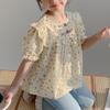 Camisas para Niñas Primavera y Otoño 2026 Nuevo Estilo Camisas Florales de Manga Larga para Niños Moda Tendencia Primavera para Niñas