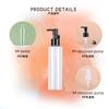 Shengyao Cross-Border Spot 100ml Frasco Transparente de Ombro Reto com Válvula Pump 120ml Loção Óleo de Limpeza Material de Embalagem Cosmética