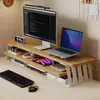 Suporte para monitor de computador de mesa, prateleira de armazenamento de mesa, mesa para sala de jogos, suporte para laptop