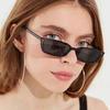 Gafas de sol Kedun Retro Europeas y Americanas 2019 de Montura Estrecha Bicolor Estilo Ins Coreano 97033 Estilo Hip-Hop de Celebridad de Internet