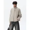 Moda Otoño e Invierno para Hombre Nueva Casual Estilo Pareja Sudadera con Capucha Cuello Alto Manga Larga Talla Grande Versátil Sudadera con Capucha Chaqueta Hombre