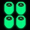 Tapa de válvula de neumático luminosa tapa de válvula de coche boquilla de aire para neumático de vacío de coche eléctrico decoración de cubierta de núcleo de válvula luminosa