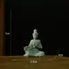 Escritorio de estilo chino, Buda Wei del Norte, estatua de Buda, micropaisaje de Buda, pecera, paisajismo, rocalla, adornos de escritorio, té, mascota, fragancia, decoración de camino