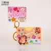 Llavero de Dados de Tarjeta de Descompresión Creativa Accesorios Dibujos Animados Lindos Divertido Juguete Práctico Colgante de Bolsa Regalo Pequeño