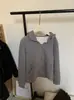 Sudadera con capucha nueva para mujer de principios de primavera 2025 Holgada Adelgazante Versátil Top Abrigo Casual Forrada de polar Engrosada