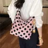 Bolso de Lunares para Mujer, Nuevo Bolso Tote de Verano 2026, Moderno y Popular, Exquisito Bolso Cubo para Hombro Cruzado para Viajes Diarios