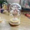 Árvore de Cristal Natural, Flor Eterna, Enfeites de Mesa, Árvore de Dinheiro de Cristal, Garrafa dos Desejos, Árvore de Dinheiro, Artesanato de Cristal Atacado