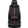 Alfombrillas de Cuatro Estaciones para Coche, Universales para Todas las Estaciones, Juego de Tres Piezas de Verano, Lino Simple Sin Correas, Cubreasientos de Cinco Plazas, Siete Plazas, Alfombrillas Cuadradas para Coche
