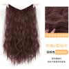 Peruca Hua Kou Feminina Cabelo Longo Aplique em V Peça Única Invisível Sem Marcas Extensão de Cabelo Cabelo Cacheado Ondulado de Água Cabelo Artificial