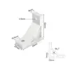 Soporte de Ángulo de Aluminio Engrosado 4040 90 grados Fuerte Fitting de Esquina de Aluminio Extruido Conector de Perfil de Aluminio 4080 Esquina de Aluminio Reforzada