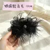 Presilha de Cabelo Pena Preta para Mulheres, Novo Estilo Outono e Inverno, Grampo de Cabelo de Tamanho Médio, Design Simples, Presilha Tubarão Fofa, Acessório de Cabelo, Fashionável para o Dia a Dia