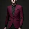 Traje de Boda Casual de Color Bloqueado para Hombre de Amazon Transfronterizo Chaqueta de un Solo Botón para Anfitrión de Boda Ropa para Hombre