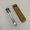 Cuchara medidora de café de acero inoxidable con clip, clip multifuncional para sellar alimentos, cuchara para leche, clip para sellar bolsas de alimentos
