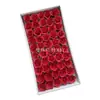 Caixa de Presente com Flores de Sabão Cabeça de Rosa Simulada de Quatro Camadas Flor Imortal Buquê Presente de Aniversário Presente