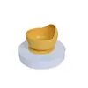 Tigela de Silicone Infantil Transfronteiriça Tigela para Comida de Bebê Mesa de Alimentação Integrada Antiderrapante Utensílios de Alimentação Tigela de Silicone com Ventosa para Bebê Venda por Atacado