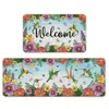 Alfombrillas Absorbentes para Puerta de Cocina Transfronterizas para el Hogar Juego de Dos Piezas de Alfombrillas Alfombrillas para Puerta de Cocina Alfombrillas para Baño Alfombrillas Antideslizantes