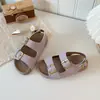 Sandálias Birkenstock Infantis 2026 Verão Novo Estilo Coreano Sandálias de Praia Abertas com Solado de Cortiça para Meninas Sapatos Frescos Respiráveis para Bebê
