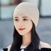 Chapéu Feminino Primavera e Verão Fino Respirável Renda Strass Moda Boné de Fita Cobrindo Amontoado de Cabelos Brancos Amontoado Casual