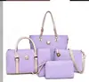 Bolsas Femininas 2026 Nova Moda Europeia e Americana Conjunto de Bolsas de Mão Mãe-Filha com Padrão de Flecha, Bolsa de Ombro Único Mãe-Filha, Conjunto de Seis Peças Atacado