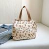 Nuevo bolso de lona con estampado de oso, de gran capacidad y gran valor, ideal para un solo hombro, ideal para estudiantes y salidas.