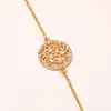 202 Pulseira de Moda Simples de Luxo Leve Novo Estilo, Pulseira Versátil Geométrica de Alto Padrão Nicho Estrela de Cinco Pontas Vazada