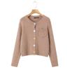 Verano Nuevo Suéter Casual Holgado de Punto con Botonadura Sencilla para Mujer Europeo y Americano W22492