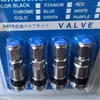 Logo Directo de Fábrica TPMS 525 Aleación de Aluminio Válvula Neumático de Vacío Válvula Universal Juego de 4 Piezas