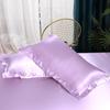 Fornecedor de eletricidade transfronteiriça de comércio exterior Ice Silk fronha imitação Tencel fronha cor sólida única fronha escorregadia de seda para tamanho atacado