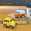Llave de Coche de Aleación con Retroceso, Llavero de Autobús Turístico, Juguete de Autobús Turístico, Llavero de Autobús de Pasajeros, Colgante para Mochila