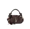 Bolso de mano elegante con pliegues, bolso de mano para mujer, nuevo 2026, bolso sencillo casual de un solo hombro, sensación de alta gama, bolso cruzado de moda