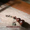 Sándalo Rojo Colgante de Calabaza Pequeña Llavero de Coche Colgante de Cadena para Bolso para Hombres y Mujeres Colgante de Cuerda Juego Cultural Piezas de Mano Venta al por Mayor