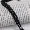1 CM de largura preto branco Chanel estilo Pérola fita mão- costurado Cristal diy roupas traça manguito jóias acessórios atacado